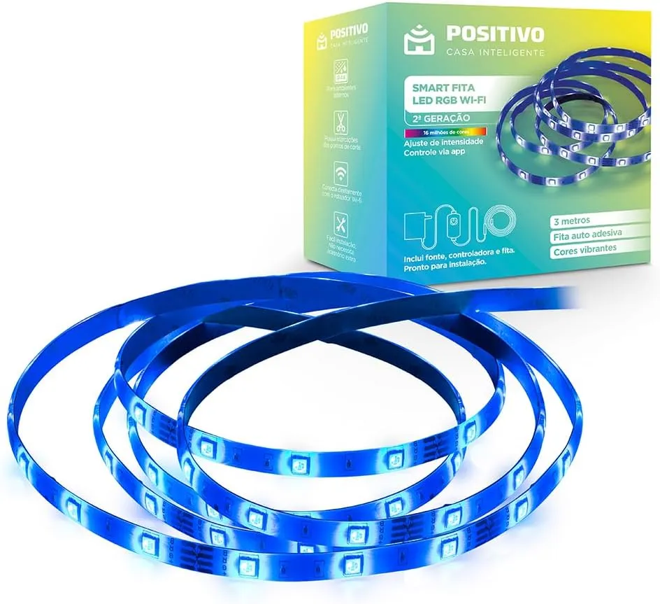 Fita de LED inteligente Positivo