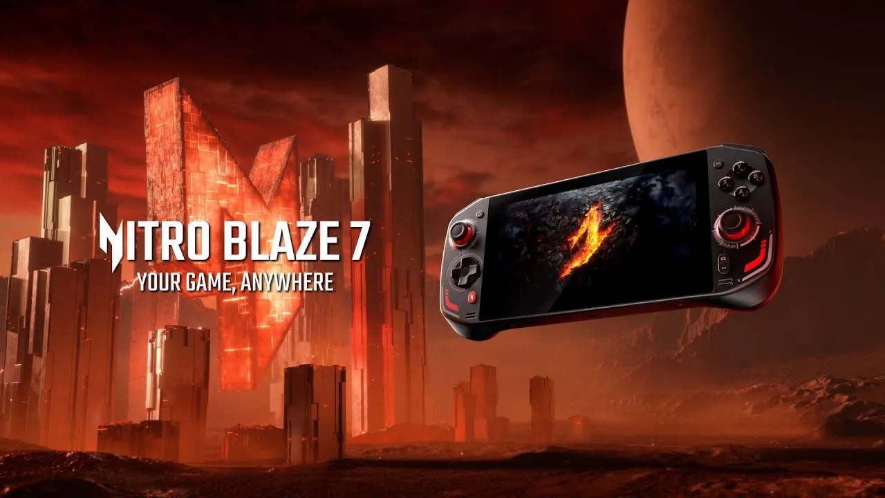 Acer Apresenta o Nitro Blaze 7 como seu primeiro portátil para Jogos