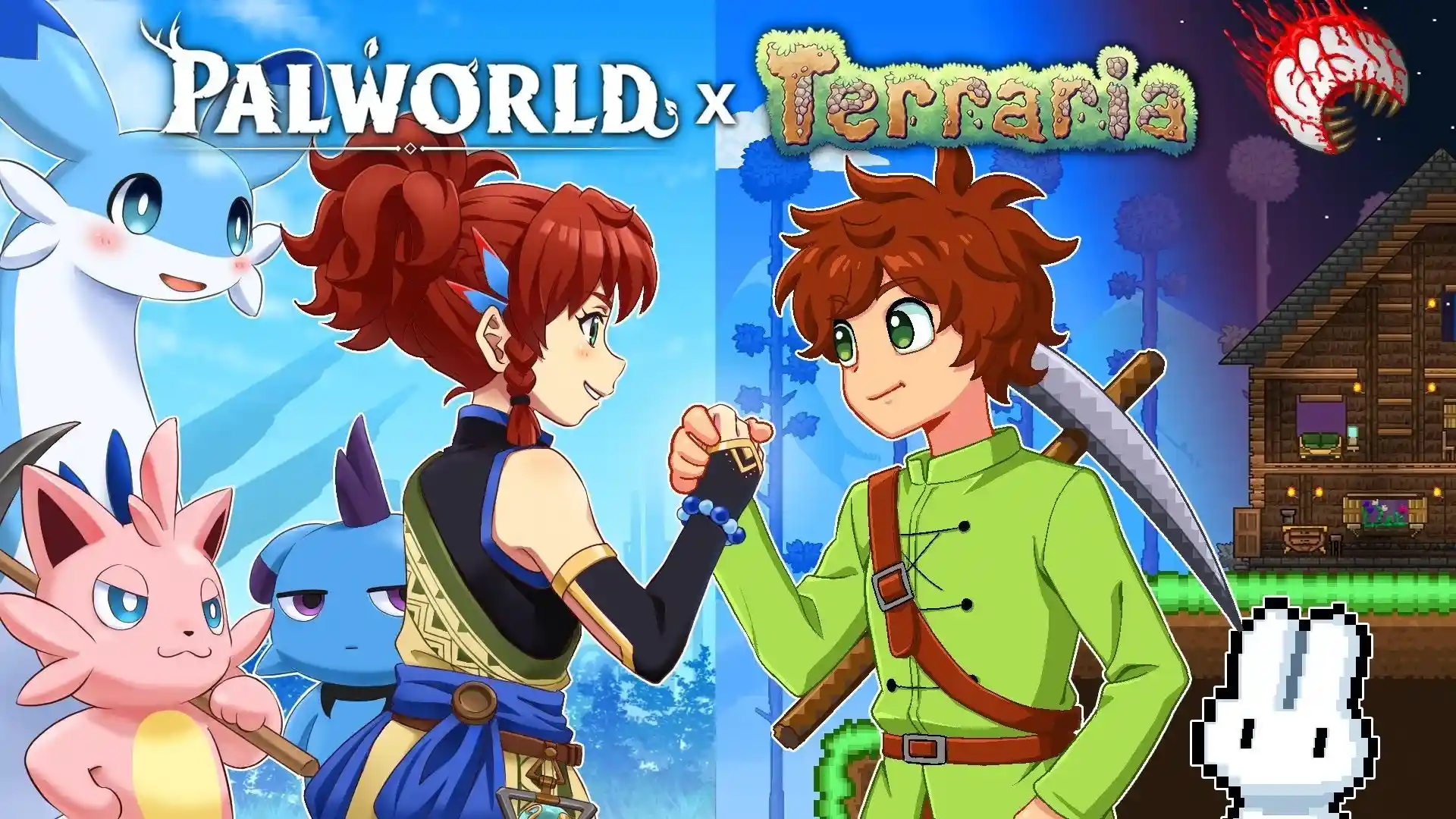 Colaboração de Palworld e Terraria promete novidades para 2025