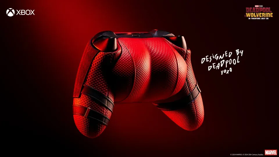 Novo controle do Xbox é baseado em Bumbum do Deadpool