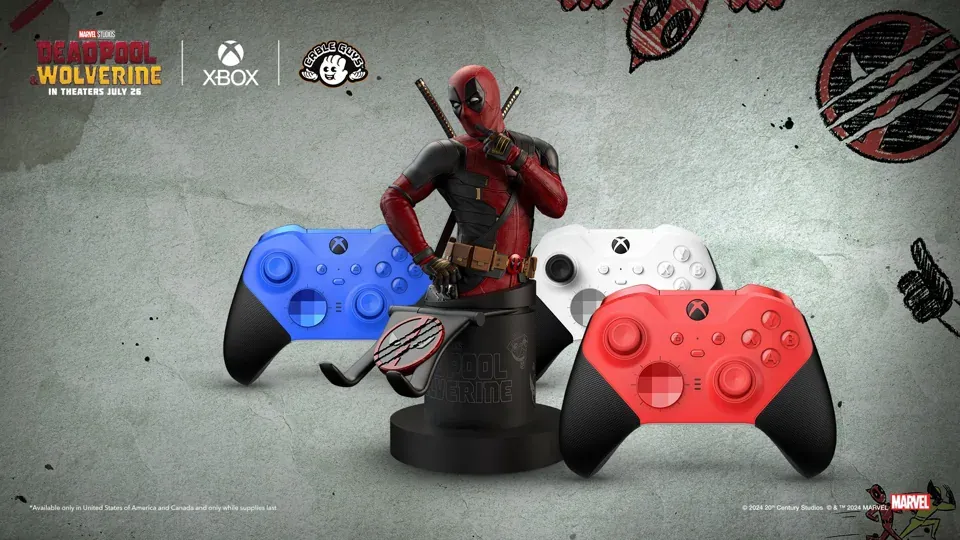 Novo controle do Xbox é baseado em Bumbum do Deadpool