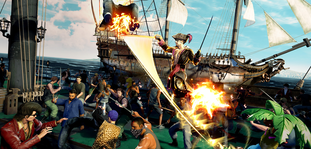 Novos detalhes do combate e personalização de navios revelados em Like a Dragon: Pirate Yakuza in Hawaii