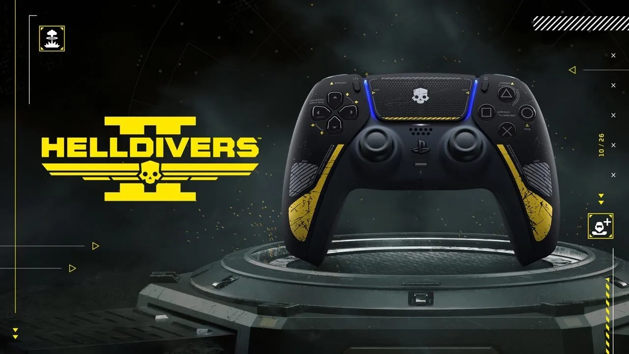PlayStation anuncia controle DualSense inspirado em Helldivers 2