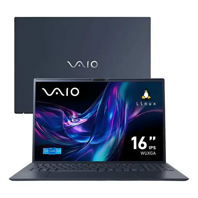Notebook VAIO FE16 Intel Core i5-1334U - 13ª Gen Linux Debian 12 - 8GB RAM