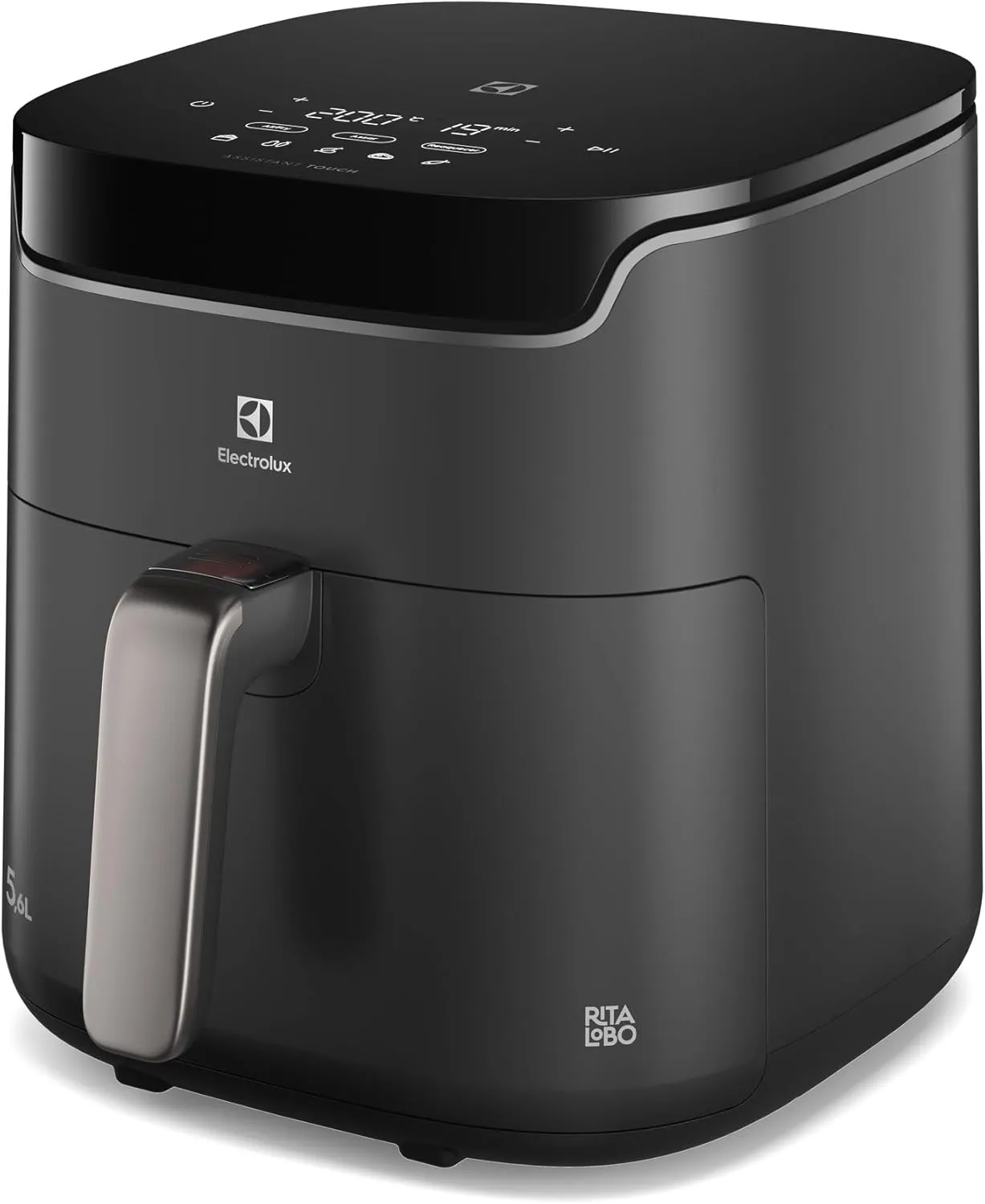 Air Fryer Electrolux por Rita Lobo 5,6L Digital Cinza Experience Economia