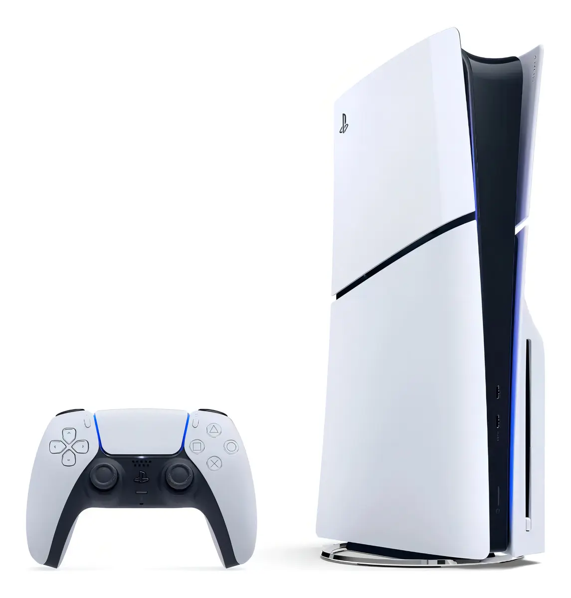 Console Sony Playstation 5 Edição Slim Disk 1tb Branco + Controle Sem Fio Dualsense