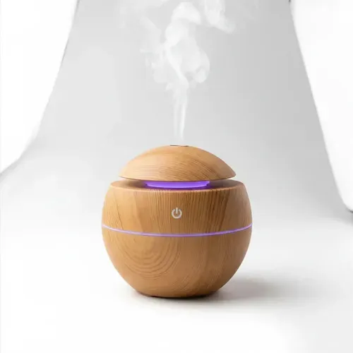 Umidificador Purificador De Ar Ambiente Ultrassônico Led Usb