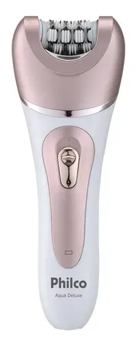 Depilador Philco Aqua Deluxe Pdp01r Branco E Rosa 110v/220v Rosa-pálido
