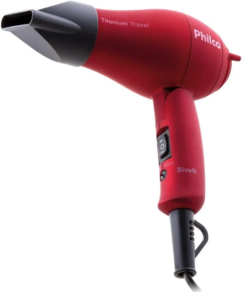 Philco Secador de Cabelos Titanium Travel Portátil