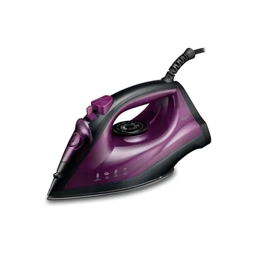 Ferro de Passar a Vapor Easy Pass Elgin 1.700w 5 temperaturas - 220V, Roxo