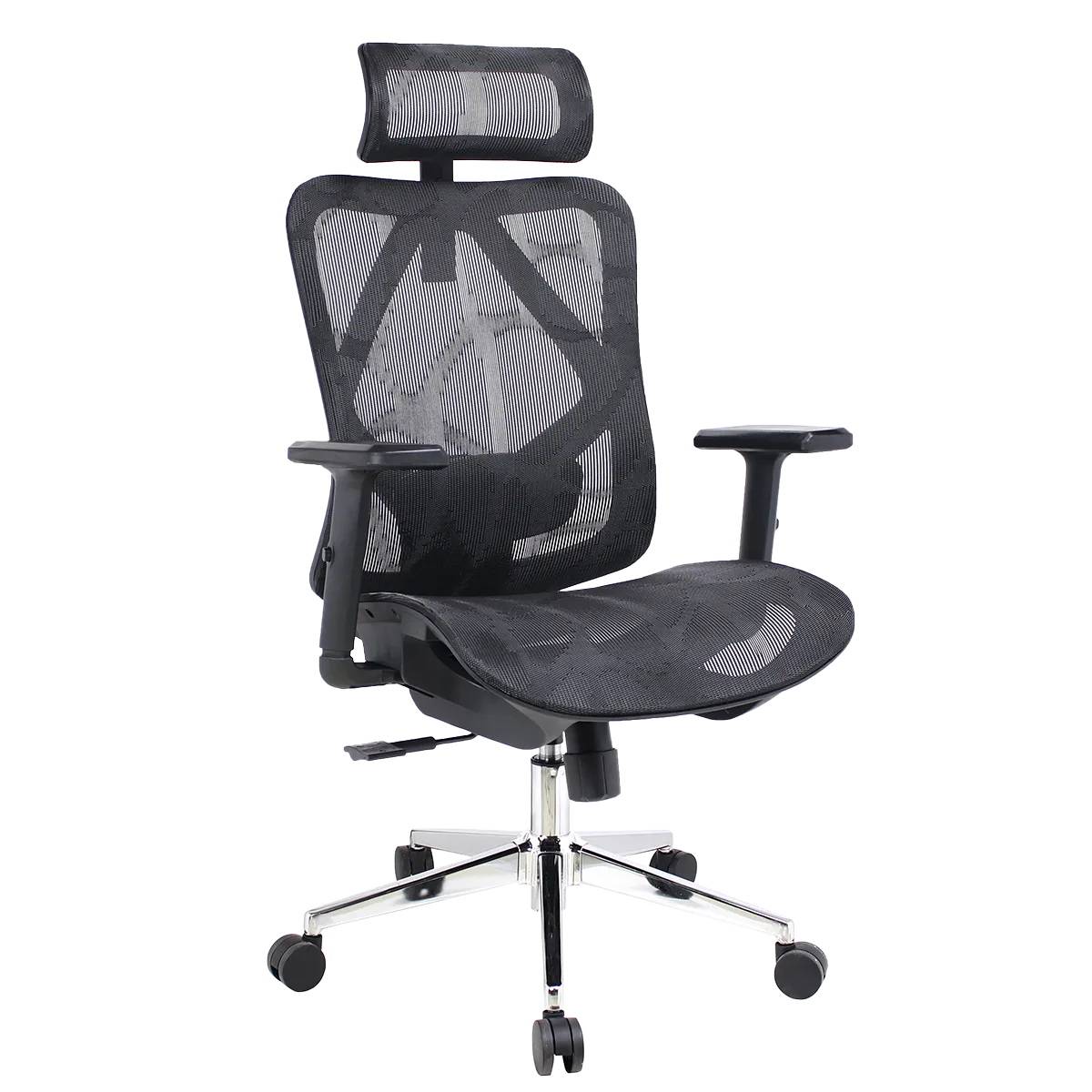Cadeira de Escritório Dr. Office Ergo Preta Mesh