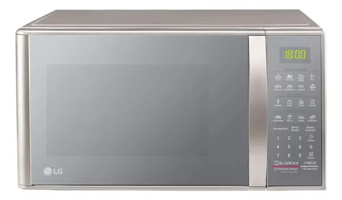 Micro-ondas LG 30L Prata Limpa Fácil - 127V