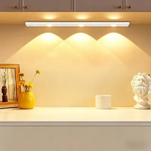 Luminária Barra Led Recarregável Para Quarto Com Sensor 40cm