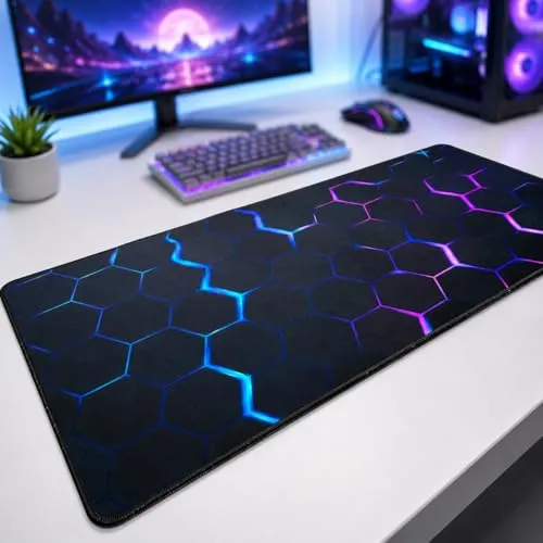 Mouse Pad Gamer Premium Extra Grande 80x30 Antiderrapante Impermeável