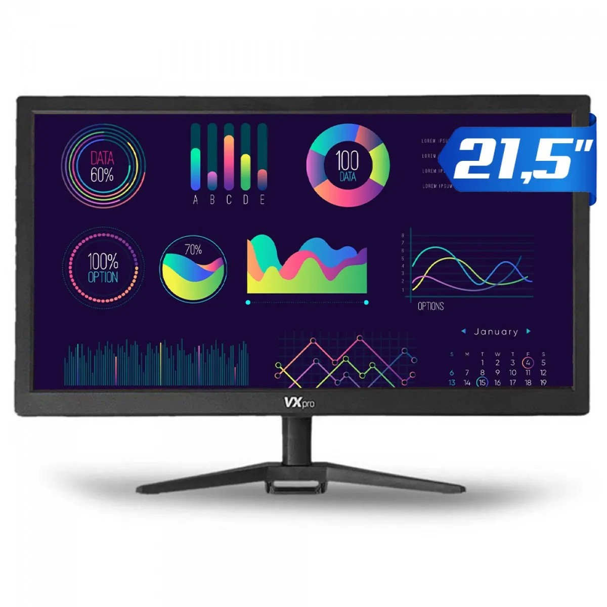 Monitor VX PRO 21.5 Pol LED 60Hz