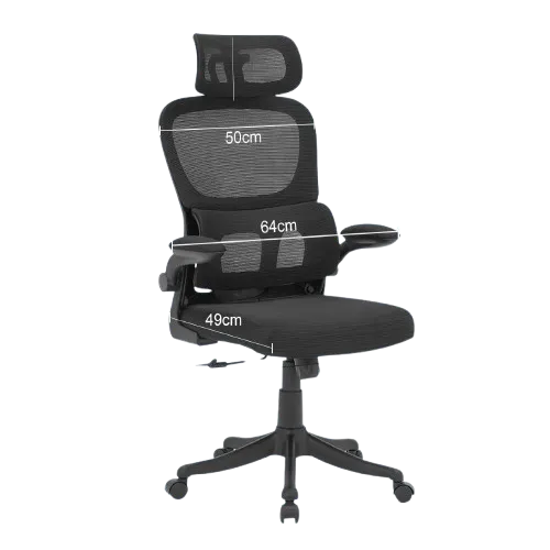 Cadeira de escritório design ergonômico com suporte lombar