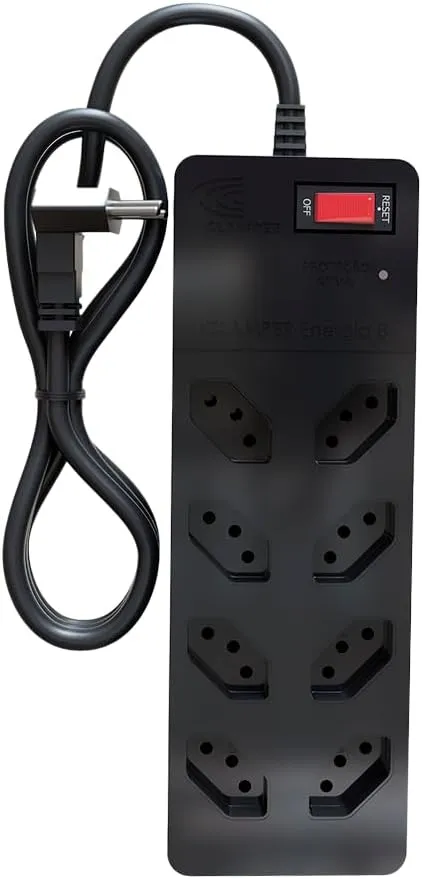 Filtro de Linha iCLAMPER Energia 8 com Proteção contra Surtos