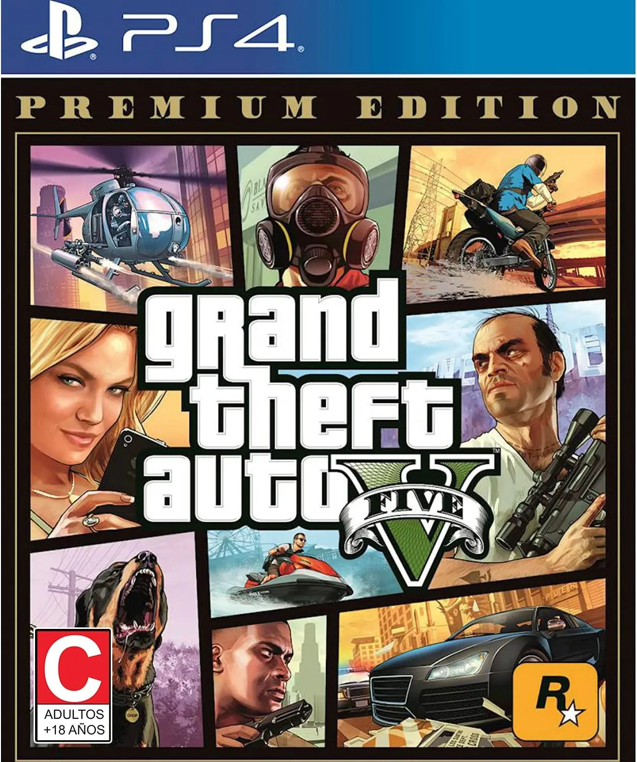 Jogo GTA V Premium Edition Ps4 Mídia Física