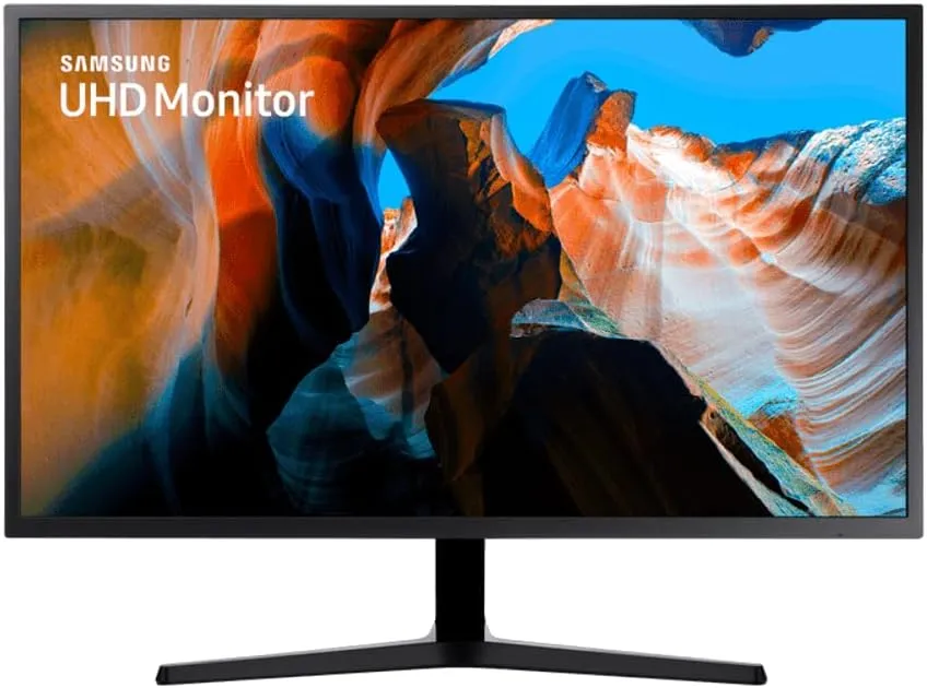 Monitor UHD Samsung 32", 4K, HDMI, Display Port, Freesync, Preto