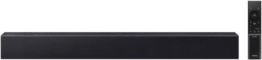 Soundbar Samsung HW-B400F, com 2.0 canais, Bluetooth, Subwoofer integrado