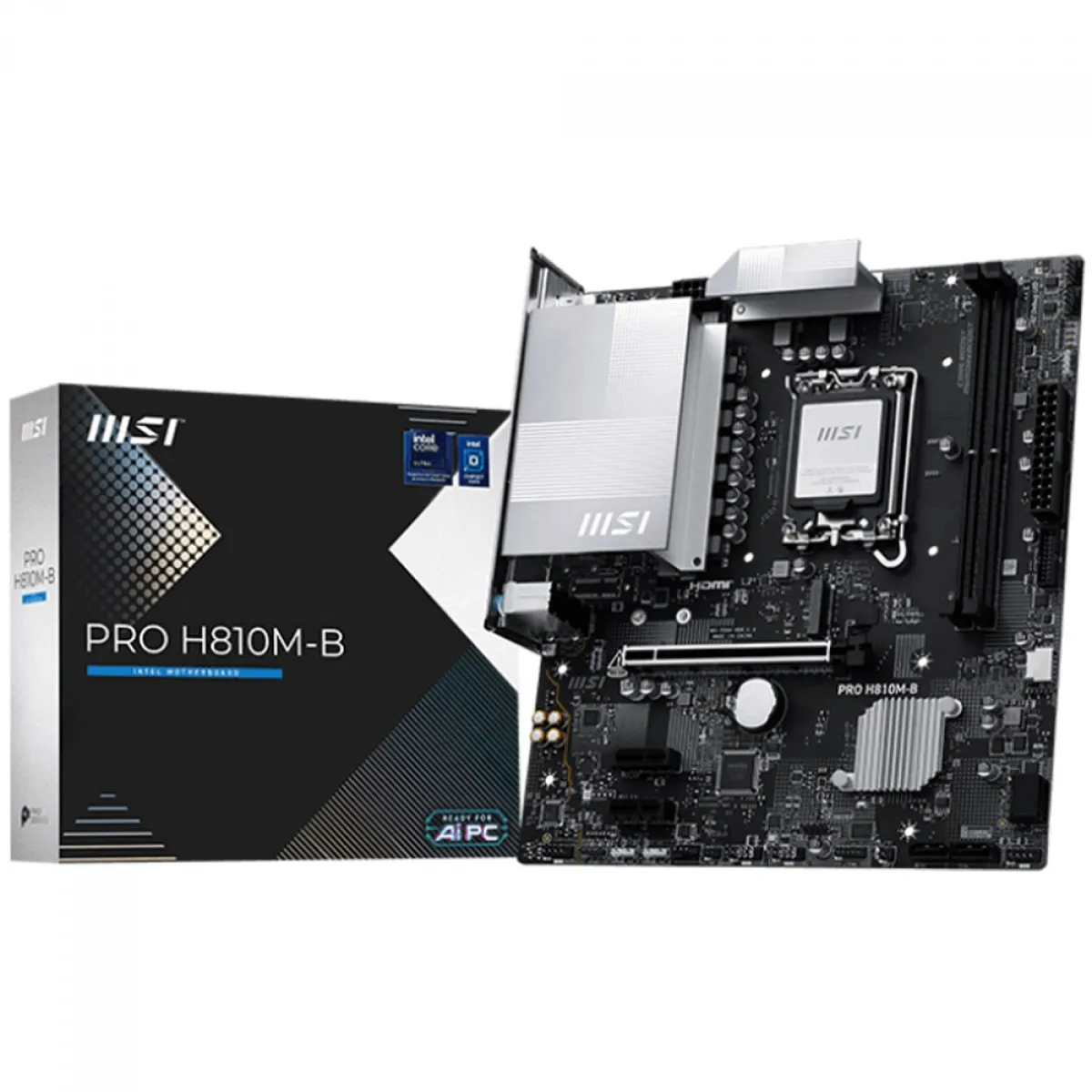 Placa Mãe MSI PRO H810MB Chipset H810 Intel LGA 1851 mATX DDR5