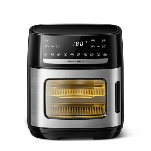 Philips Walita Fritadeira Airfryer Forno 12 Litros, Preta, 110V