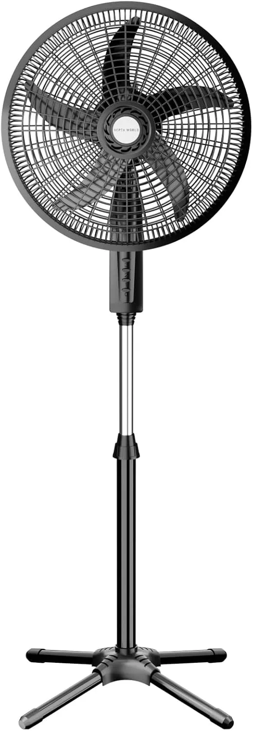 HEPTA WORLD Ventilador de Coluna, Resfriamento, Silencioso, Design Slim