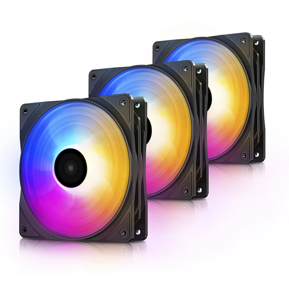 Kit Fan com 3 Unidades Deepcool RF120
