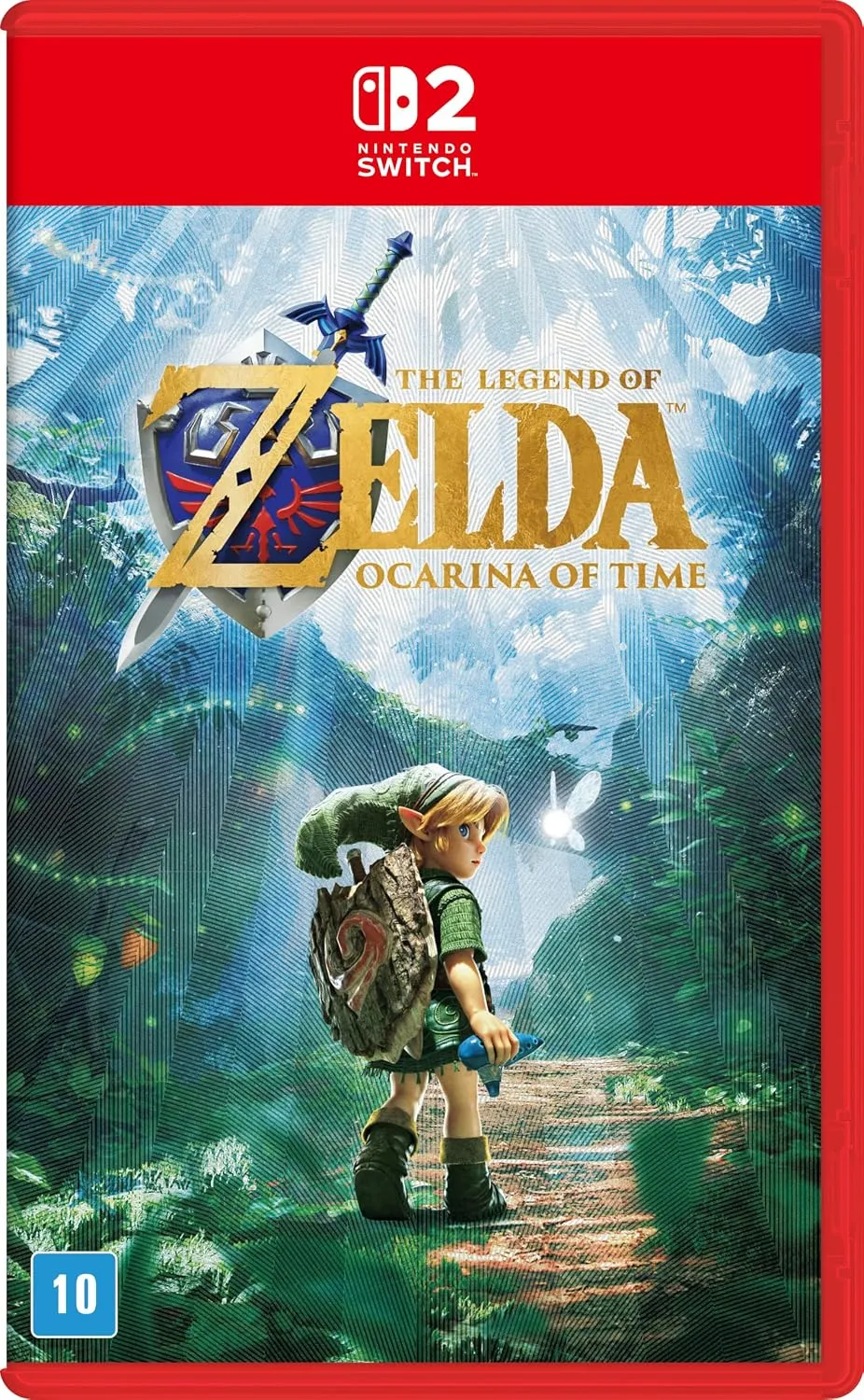 The Legend of Zelda: Ocarina of Time – Nintendo Switch 2 (Capa Foil