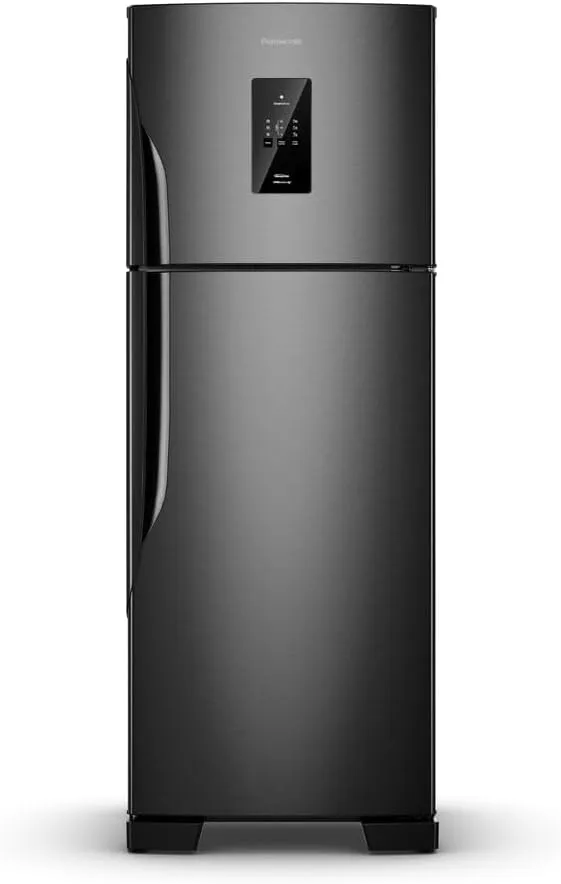 Geladeira Panasonic BT71 Black Inox Look Duplex Frost Free 494 L Inverter