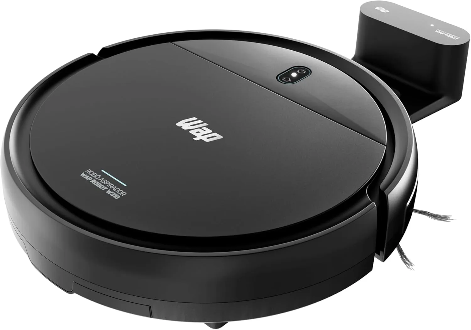 WAP Aspirador de Pó Robô W310 3 em 1, 420ml com Base Carregadora e Sensor