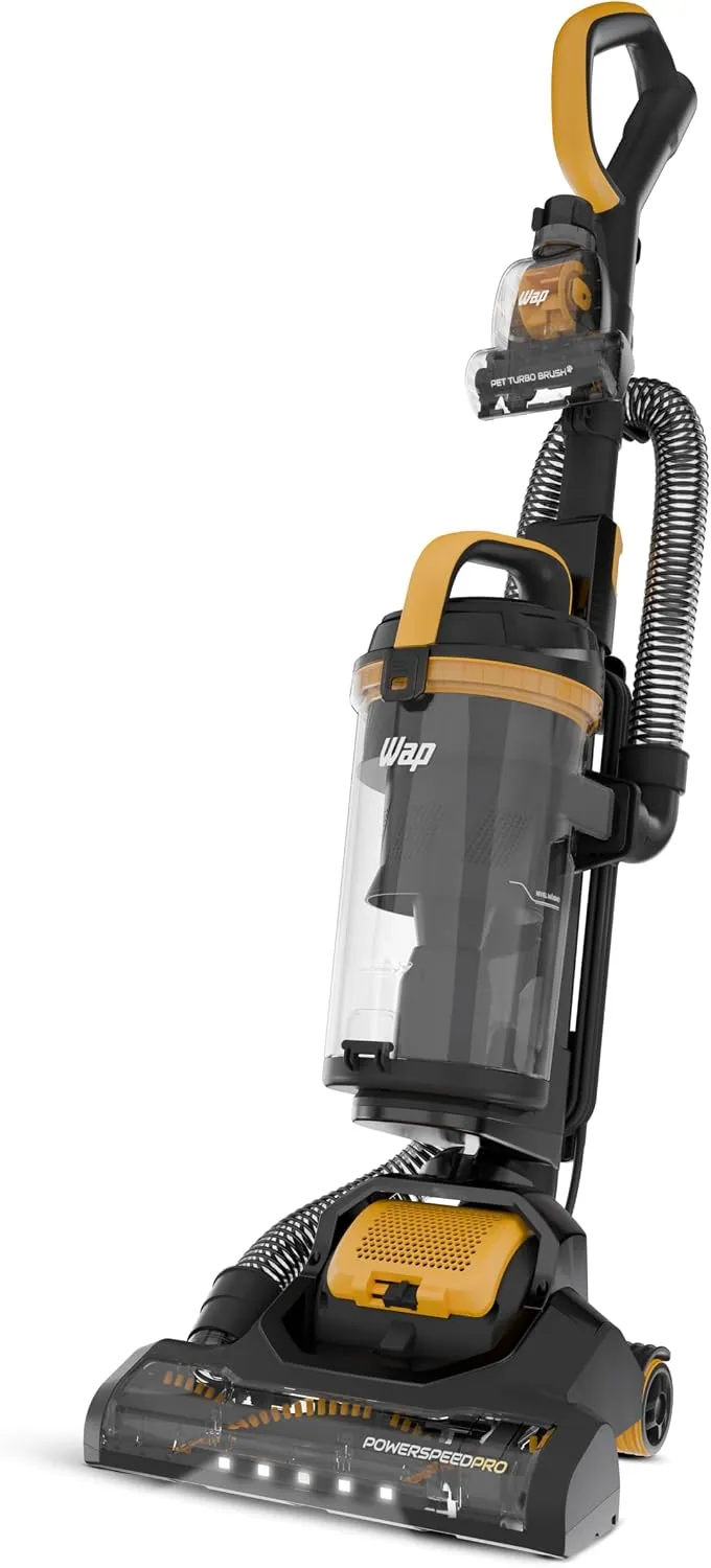WAP Aspirador de Pó Vertical POWER SPEED PRO 2 em 1 Luz LED Escova