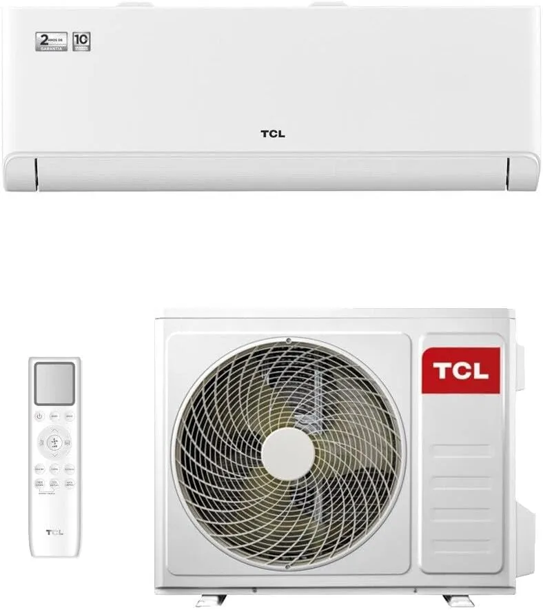 Ar Condicionado Split Hi Wall TCL T-Pro 2.0 Inverter 24.000 Btus Quente e