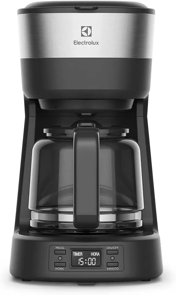 Cafeteira Elétrica Electrolux inox filtro permanente removivel capacidade