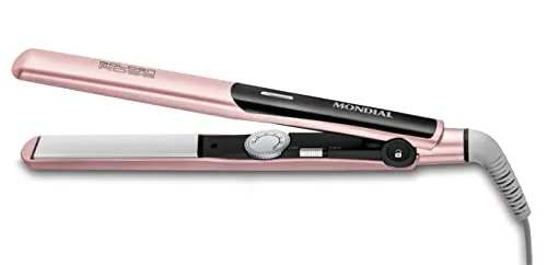 MONDIAL Prancha Alisadora, Golden Rose/Preto, Bivolt - P-20