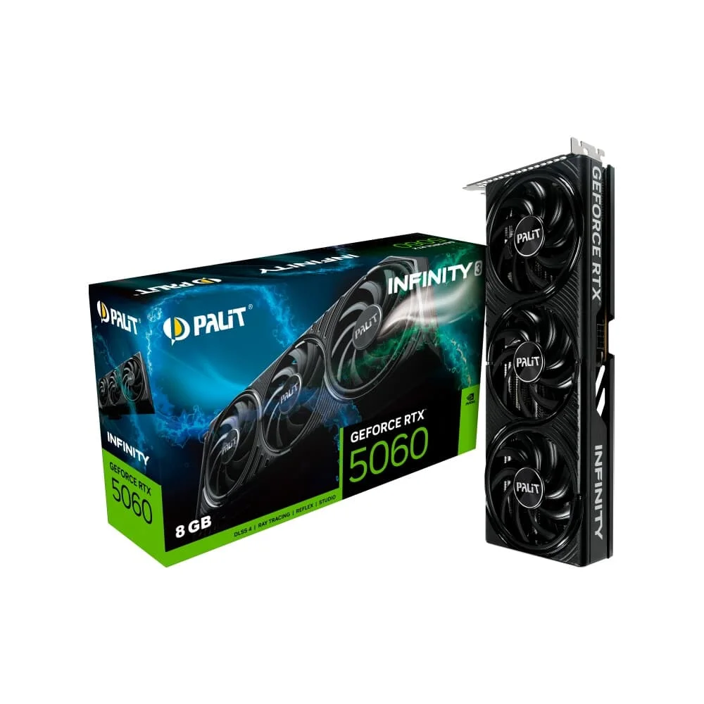Placa de Vídeo Palit GeForce RTX 5060 Infinity 3 8GB GDDR7