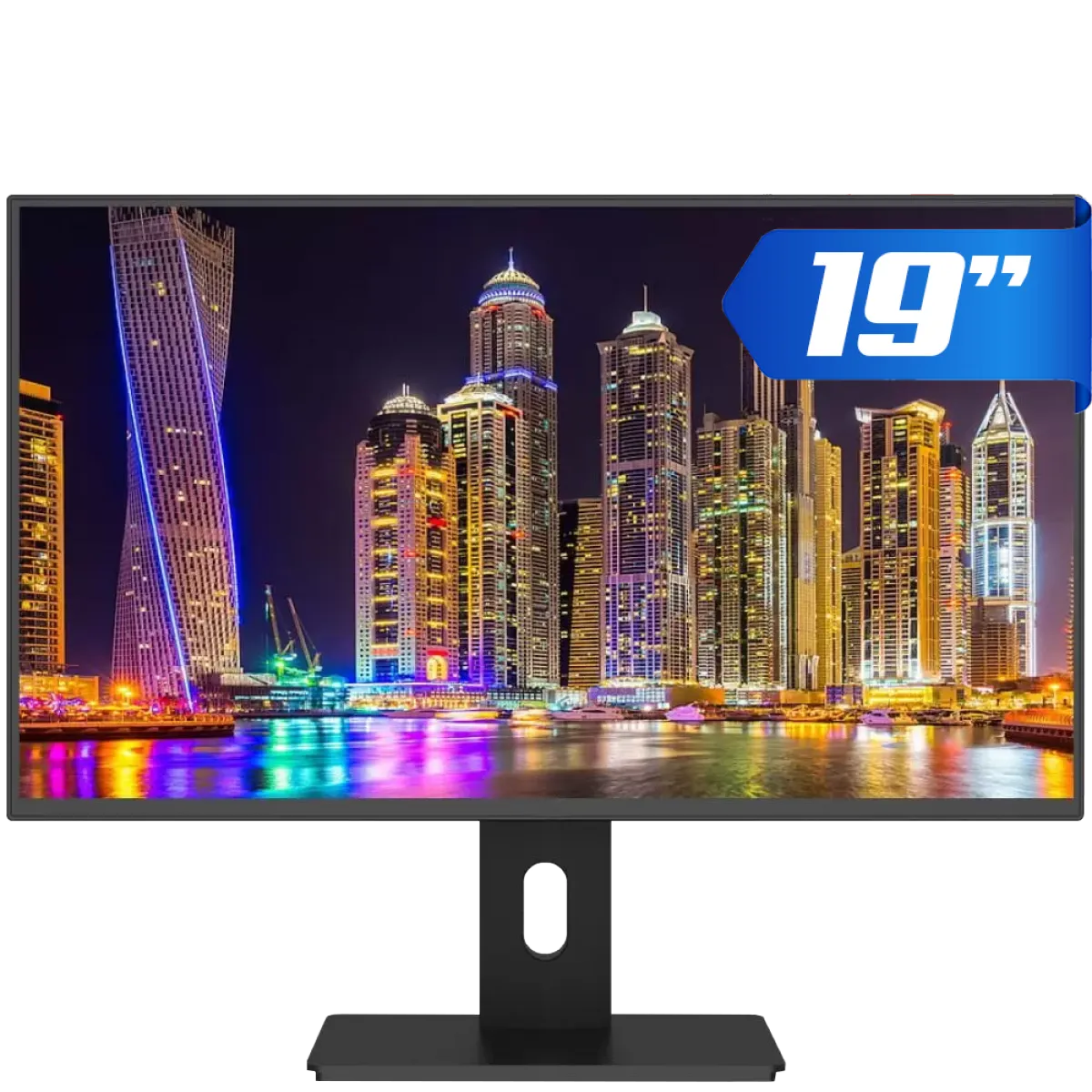 Monitor 3Green Pro 1953G 19 Pol Ergonômico Ajuste de altura Rotação Vertical