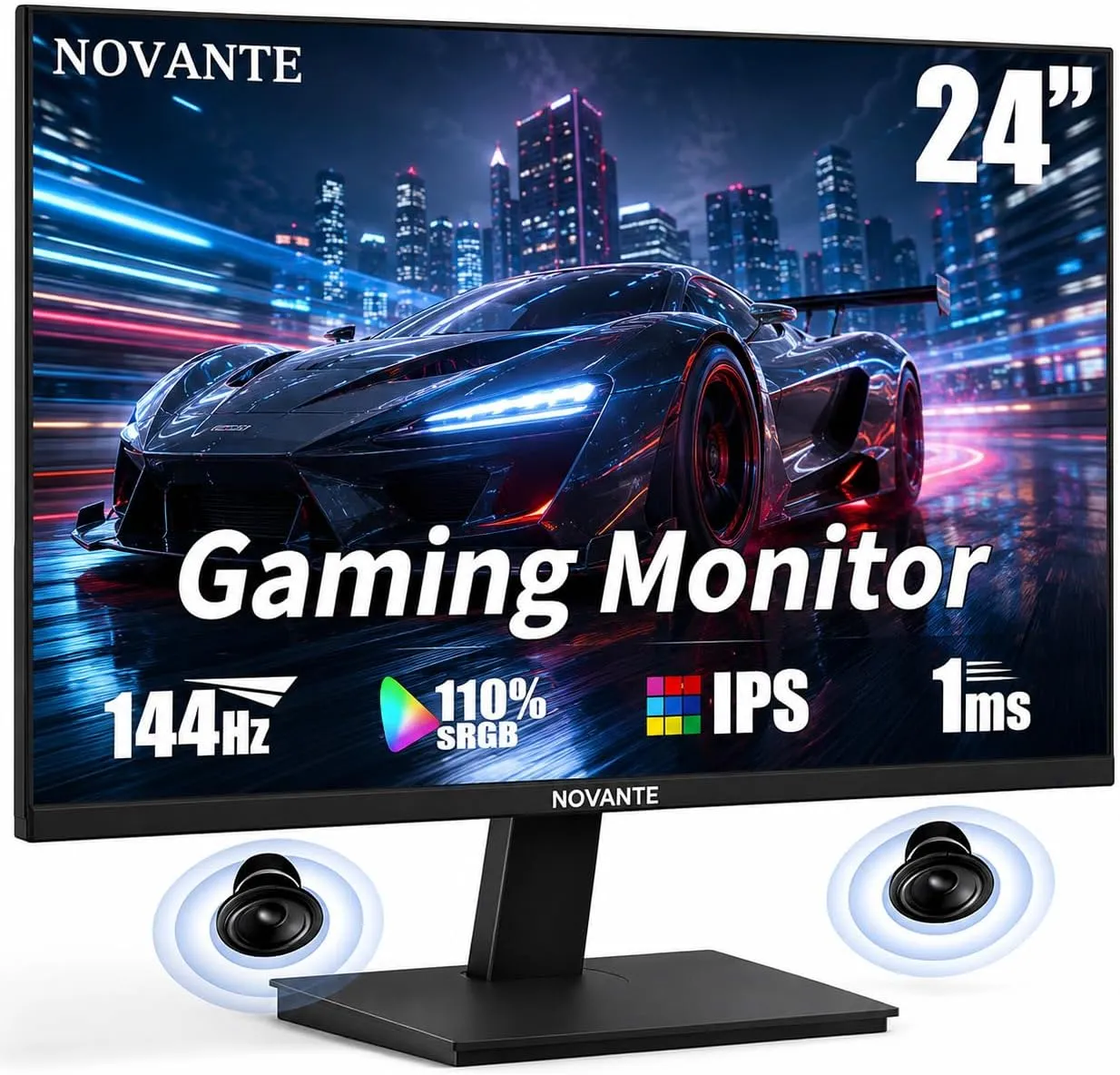 Monitor Gamer ips 24 Polegadas, Full HD, 144Hz, 1ms,sRGB 99%, 150cd/m²