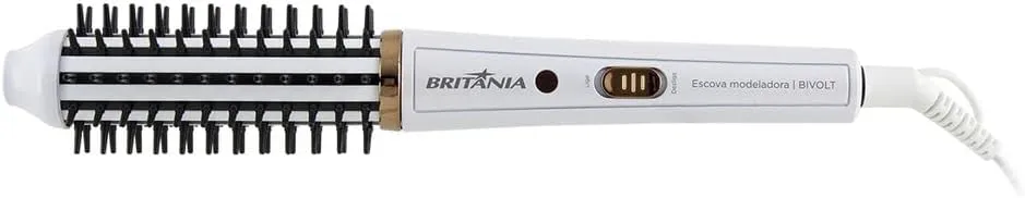 Britânia Escova Modeladora BEC04 2 em 1 Bivolt Plástico e Metal
