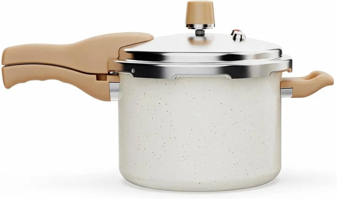 Panela De Pressão 4,4L Antiaderente Cerâmico Indução - Oikos