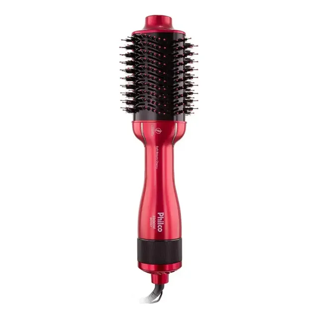 Escova Secadora de Cabelos Soft Beauty Cherry Philco Pec13 1300w 4 em 1