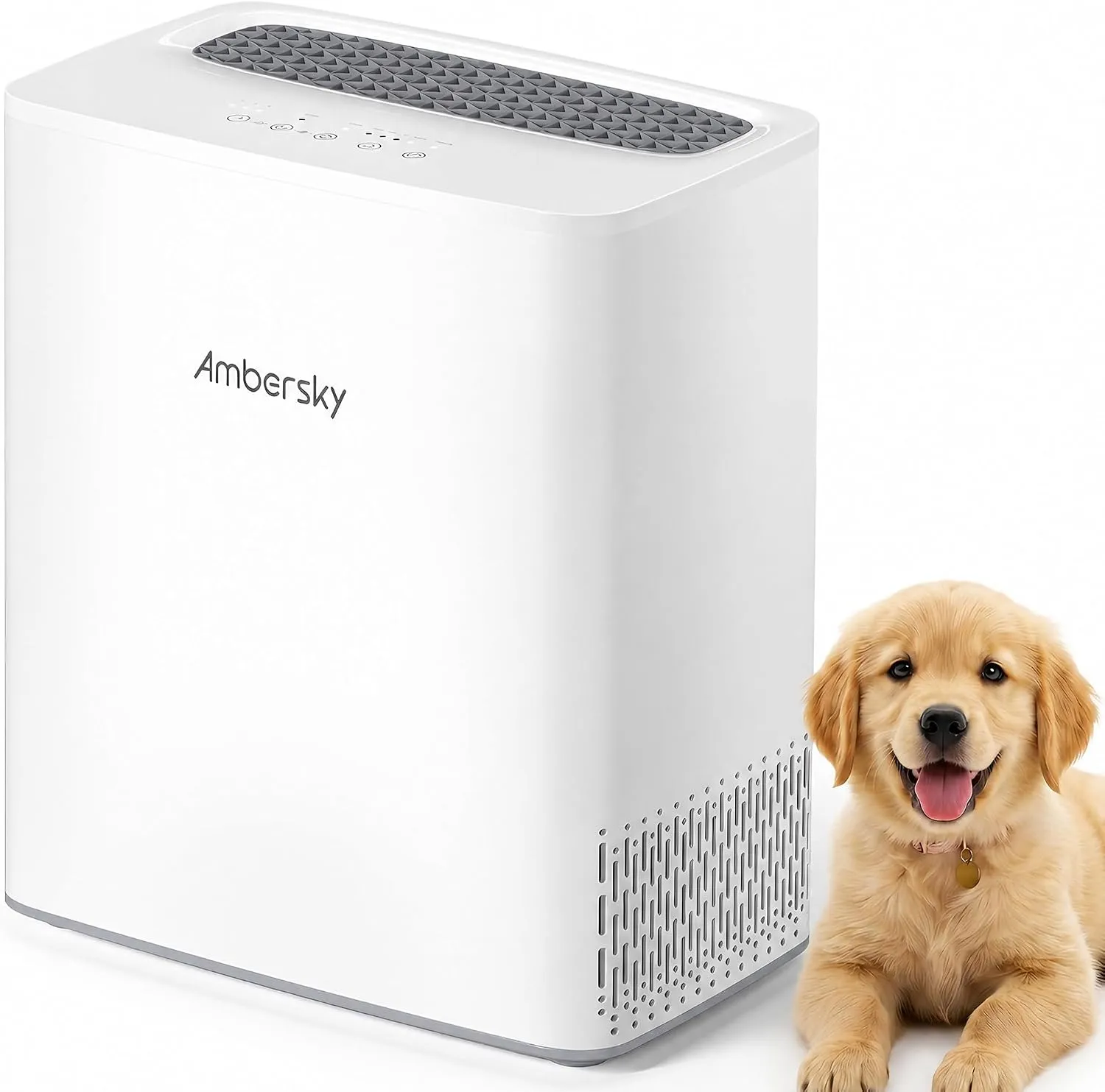 Ambersky Purificador de ar para casa, purificador de ar HEPA verdadeiro de