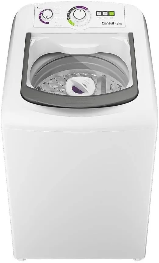 Máquina de Lavar 13kg Branca Consul com Dosagem Econômica - CWH13AB 110v