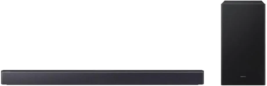 Soundbar Samsung HW-B450F, com 2.1 canais, 300W, Bluetooth, Subwoofer sem