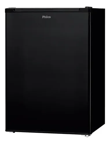Frigobar Philco 68L Preto Compacto com Compressor 5 Níveis PFG85P