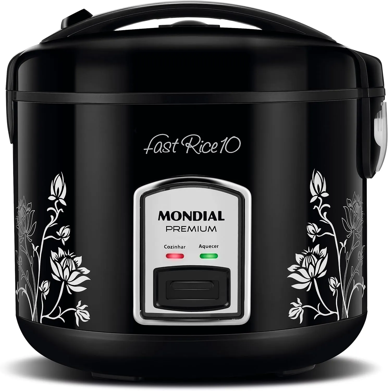 MONDIAL Panela Elétrica de Arroz, Preto, 700W, 110V - PE-44-10X