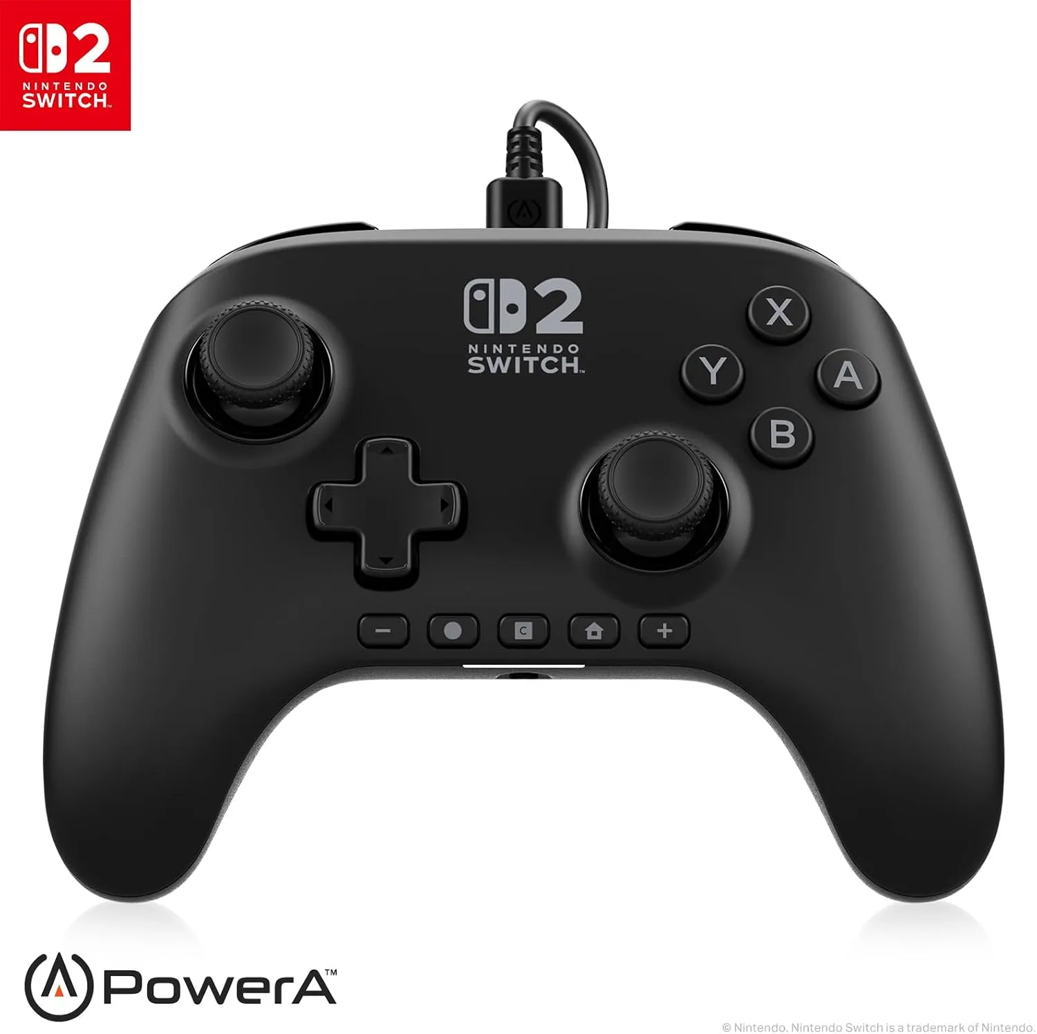 PowerA Controle Advantage com Fio para Nintendo Switch 2 - Preto