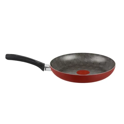 Frigideira Rochedo Facilita Vermelho 20cm com Antiaderente Resist - Limpa