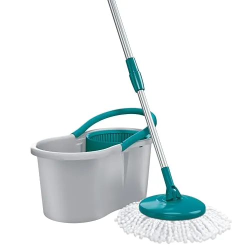 Flash Limp - Mop Giratório Fit, Balde 8 litros - MOP5010 - ABS Cinza