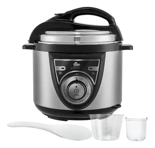 Panela De Pressão Elétrica Kian 4l Inox Acessórios Cor Prateado Frequência